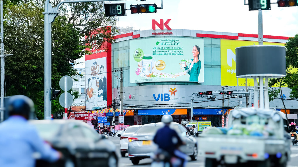 Frontage of shopping mall Nguyễn Kim Cần Thơ, Vietnam