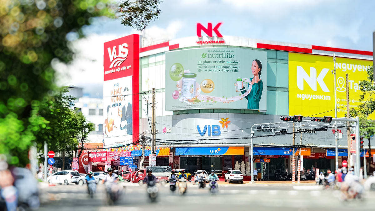 Frontage of shopping mall Nguyễn Kim Cần Thơ, Vietnam