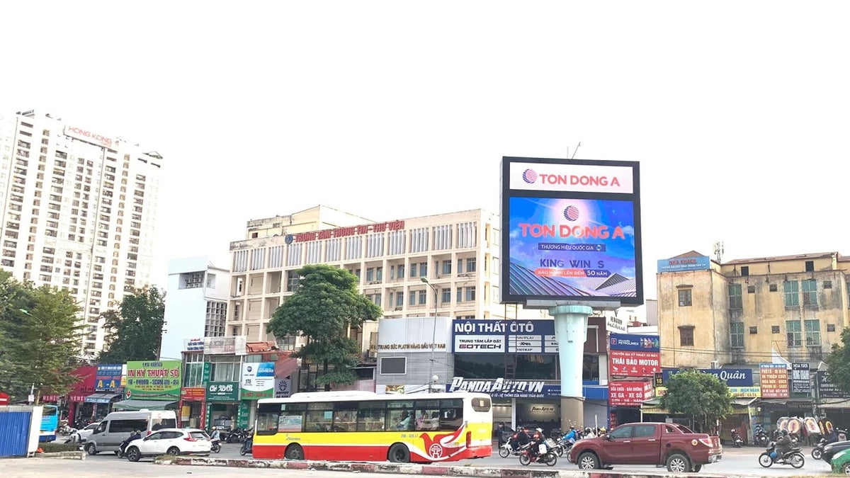LED Screen, LED roundabout bridge Giấy, ward Láng, Hanoi