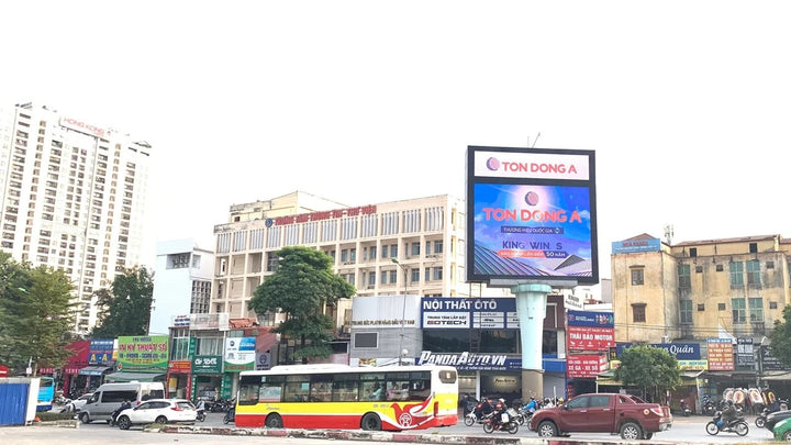 LED Screen, LED roundabout bridge Giấy, ward Láng, Hanoi