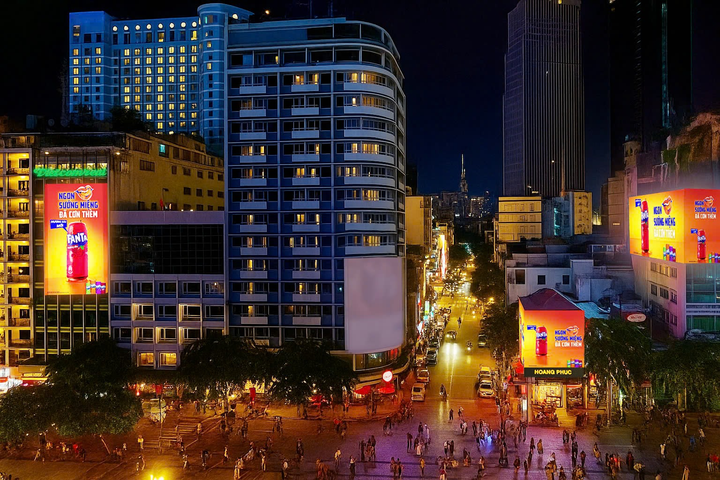 LED Screen, Vietcomreal - no. 68 Nguyễn Huệ, P. Sài Gòn, Ho Chi Minh City