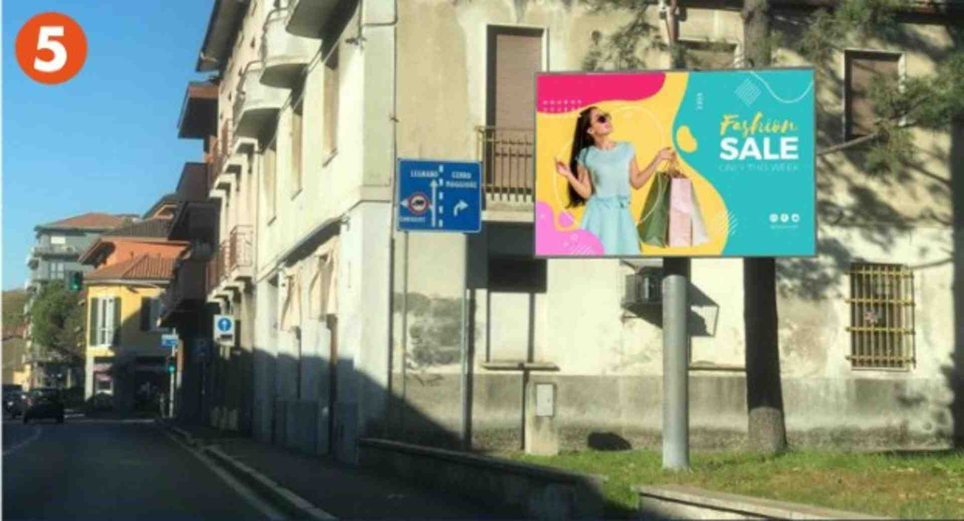 Digital LED Via Sempione, San Vittore Olona, Italy