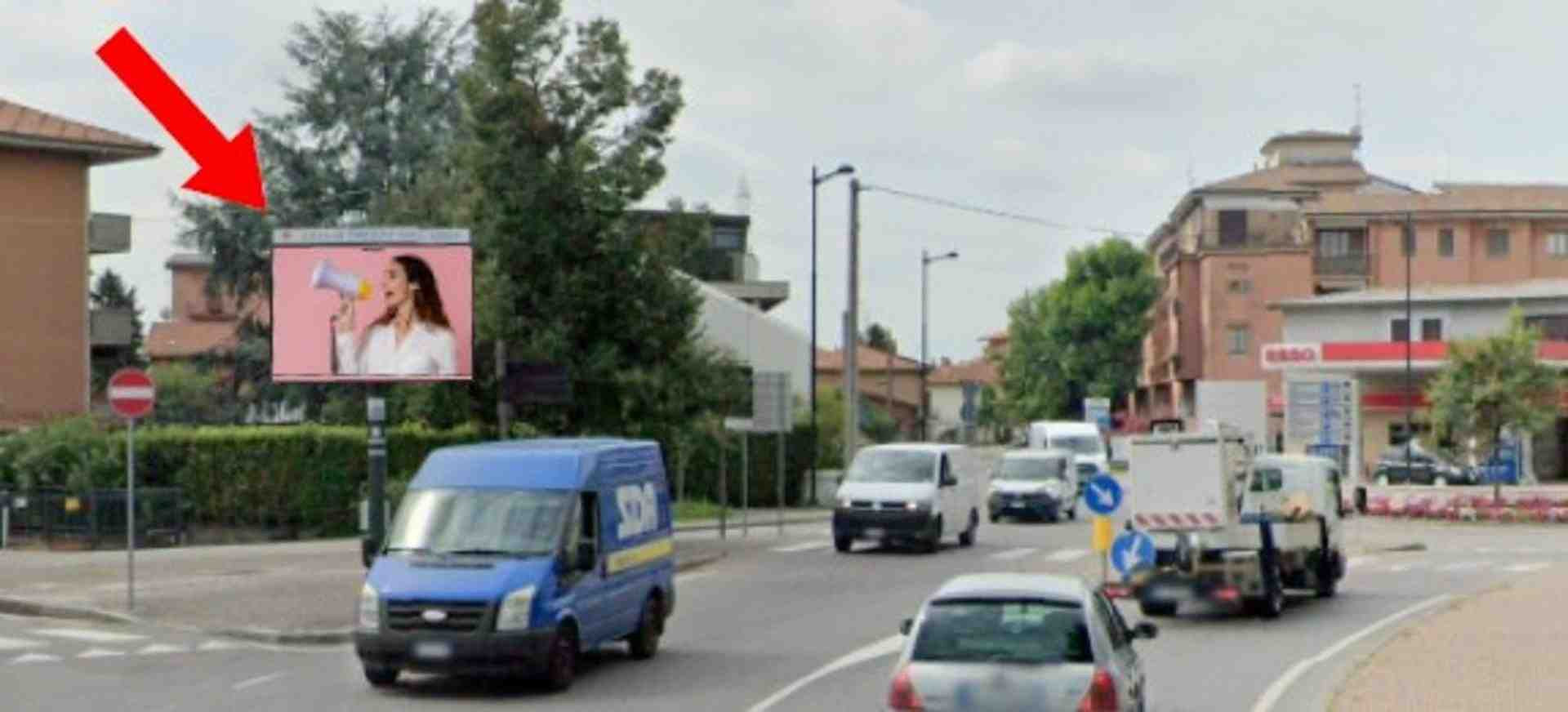 Digital LED Via Biffi angolo Via Garibaldi, Trezzo Sull'adda, Italy