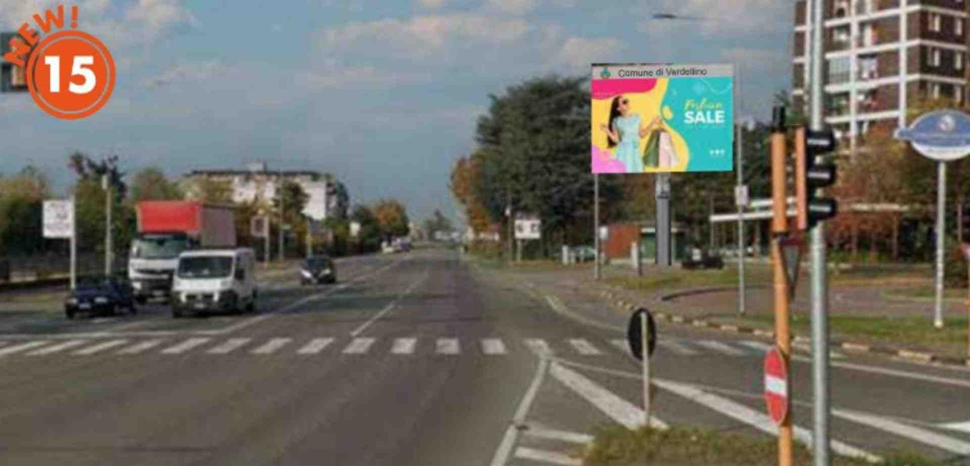 Digital LED Corso Europa angolo Corso Asia, Verdellino, Italy