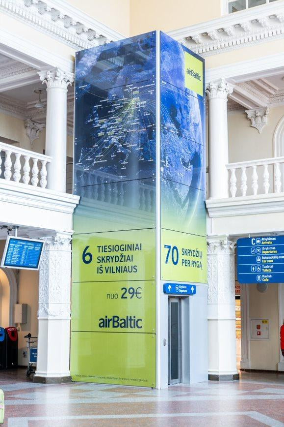 Lift Wrap, Arrivals Terminal, Vilnius Airport