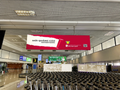 Ceiling-hung between baggage belt 1-2 (wing B) Nội Bài DA99, Vietnam