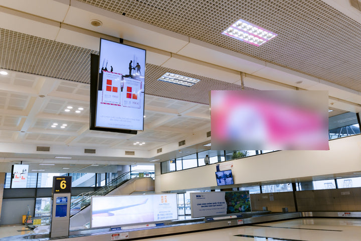 Lightbox, Ceiling-hung between baggage belt 5-6 (wing A) Nội Bài DA102, Hanoi