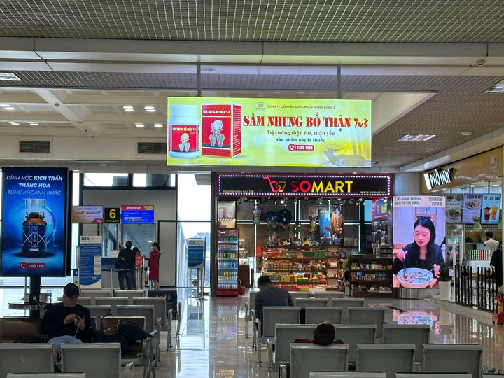 Lightbox, DD18 lightbox ceiling-hung departure lounge khu D (phía wing B), Hanoi