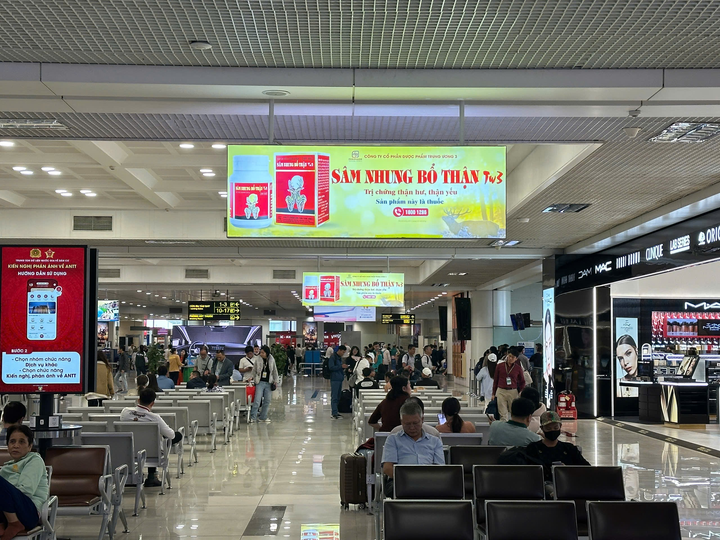 Lightbox, DD20 lightbox ceiling-hung departure lounge khu D (phía wing A), Hanoi