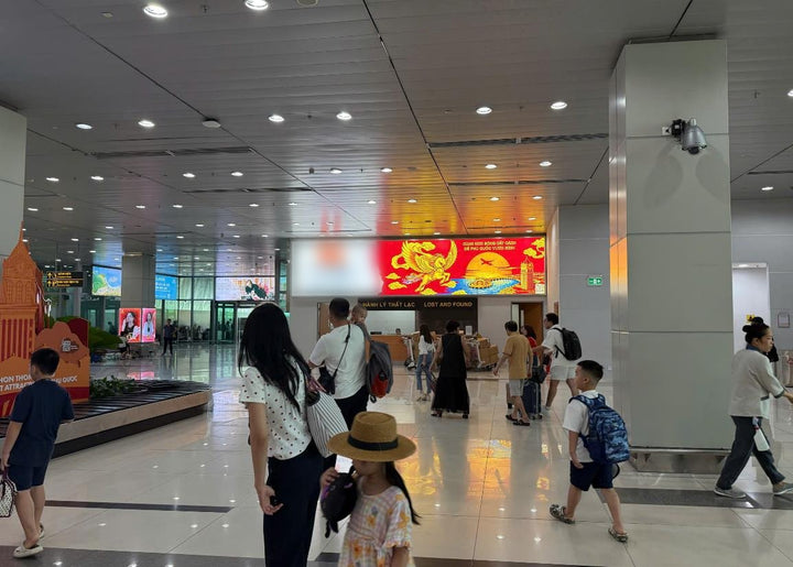 Lightbox in the Domestic Arrivals Airside Area, Phu Quoc International Airport