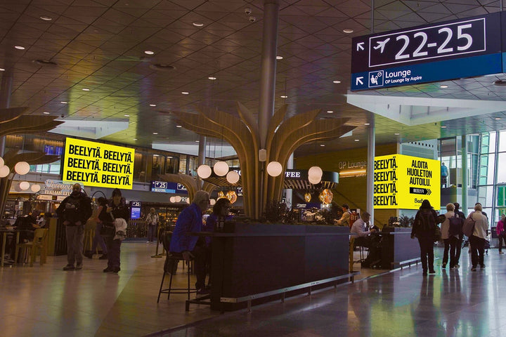 Lounge Area Digital Screens (8 Screens), Helsinki Airport