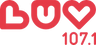 Luv 107.1 station logo