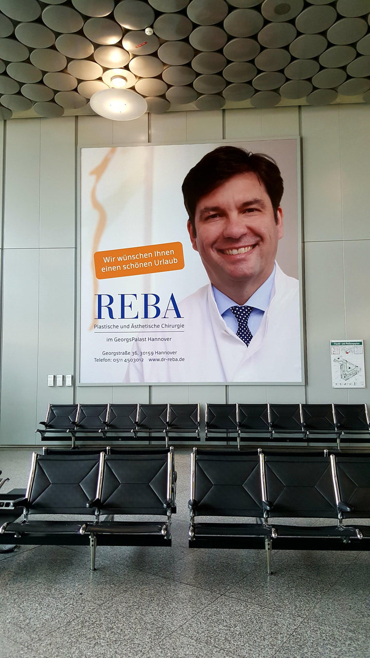 Mega Banner, Terminal C Gate 20 Waiting Area, Hannover Airport