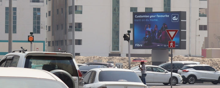 Mega Mall LED Minipole - King Abdul Aziz Street, Sharjah