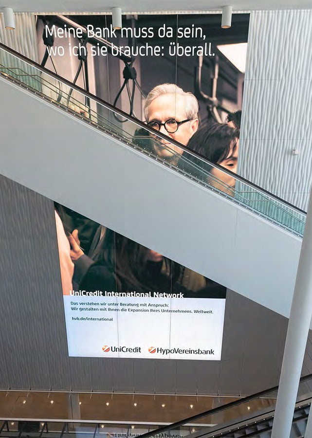 Megasize Lightbox Package SAT Shuttle, Satellite Stairway, Munich Airport