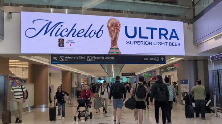 Digital Spectacular Network (2490, 2500), Miami International Airport Concourses D and E, Miami