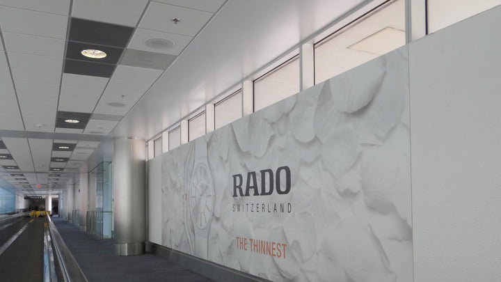 International Arrivals Static Wall Wrap (3456), Miami International Airport Concourses D and E, Miami