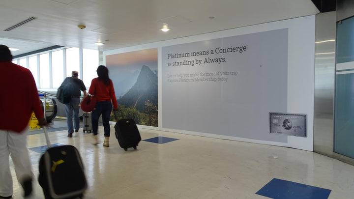 Static Wall Wrap Package (3580, 3581), Miami International Airport Concourses E and F, Miami