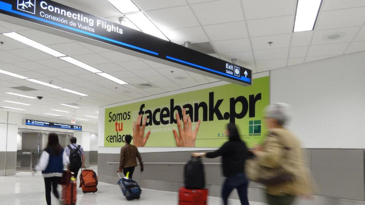 International Arrivals Exit Banner Package (2370, 2371), Miami International Airport North Terminal, Miami