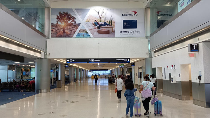 Overhead Banner (2480), Miami International Airport North Terminal, Miami
