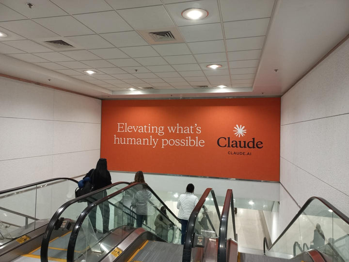 Overhead Escalator Banner Package (2420, 2472), Miami International Airport North Terminal, Miami
