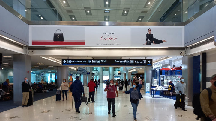 Overhead Wall Wrap Package (2477, 2482), Miami International Airport North Terminal, Miami
