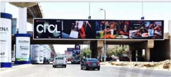 Mohamed Naguib Bridge Digital Screen over South 90th Street (30 x 5 m), New Cairo, Cairo — image 2