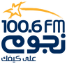 Nogoum FM 100.6 station logo