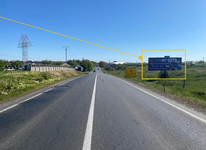 Nojorid Nojird iesire spre Arad DN 79 Static Billboard, Romania