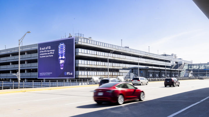 Exterior Garage Banner (0002), O'Hare Airport, Chicago