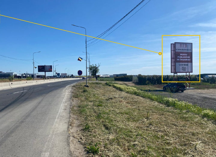 Oradea Calea Aradului vis-a-vis Aeroportul Backlit Billboard, Romania