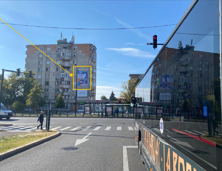 Oradea Intersectia Muntele Gaina x D. Cantemir Backlit Billboard, Romania