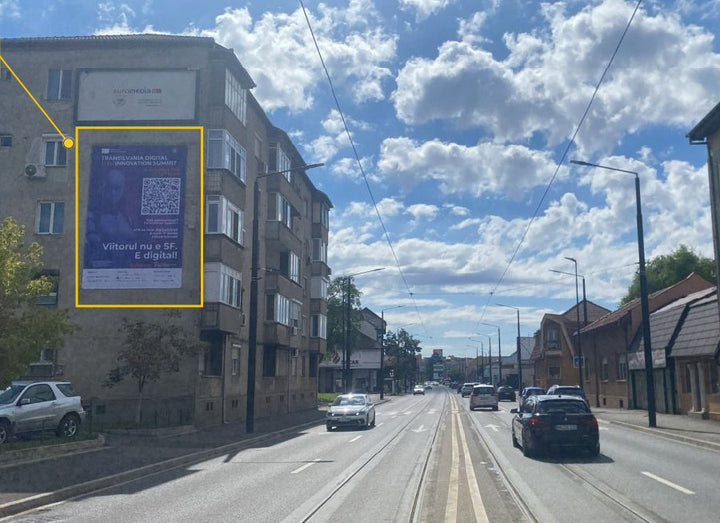Oradea Strada Decebal Backlit Billboard, Romania