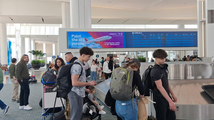 Arrivals Digital Spectaculars (7630-7636), Orlando International Airport Terminal C, Orlando