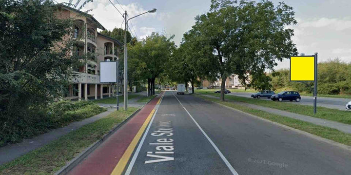Billboard Viale Stelvio dopo Via Aprica, Busto Arsizio, Italy
