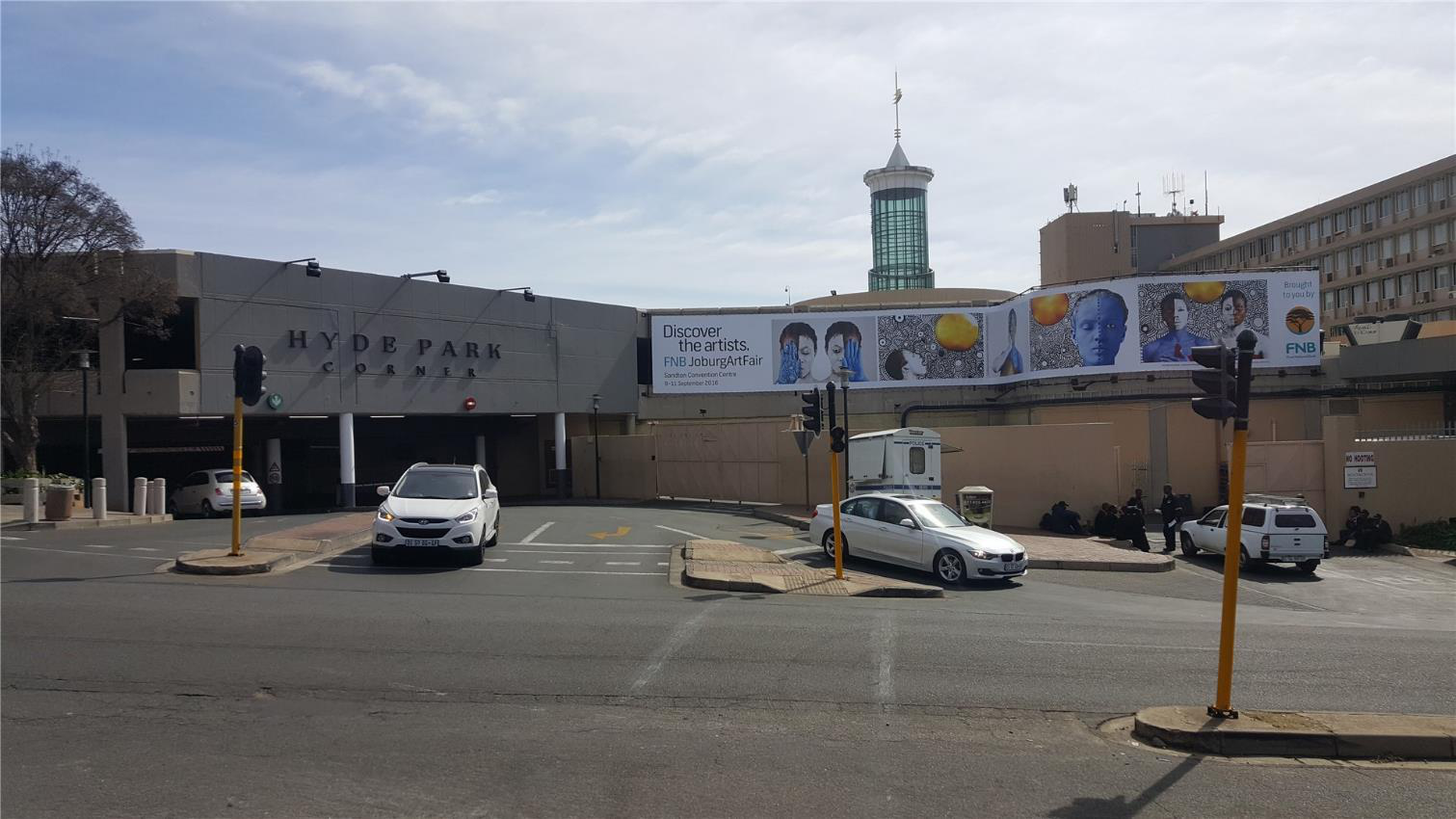 Hyde Park 6th Street Entrance Wrap billboard Johannesburg
