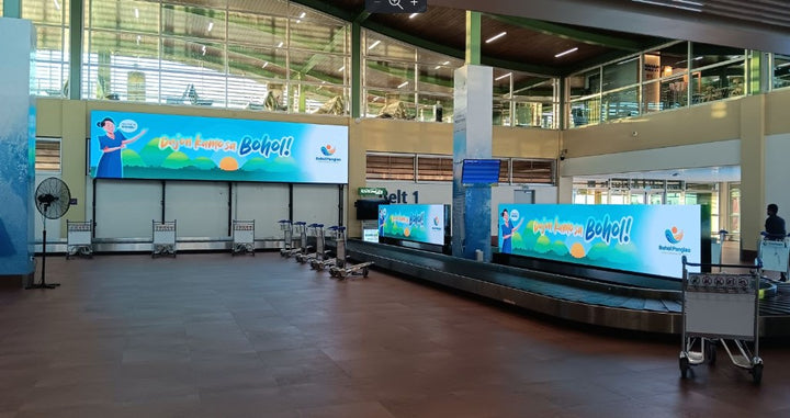 Airport Advertising - Digital LED Displays, Bohol-Panglao International Airport