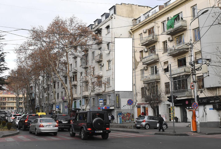 Wall-Mounted Billboard (OOH), 41, Al. Kazbegi Ave., Tbilisi, Georgia