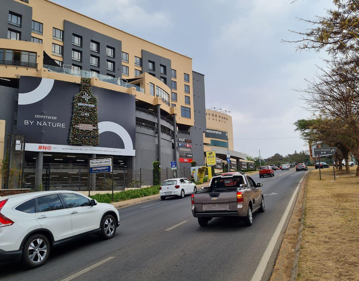 Hyde Park Hotel Facade, Johannesburg