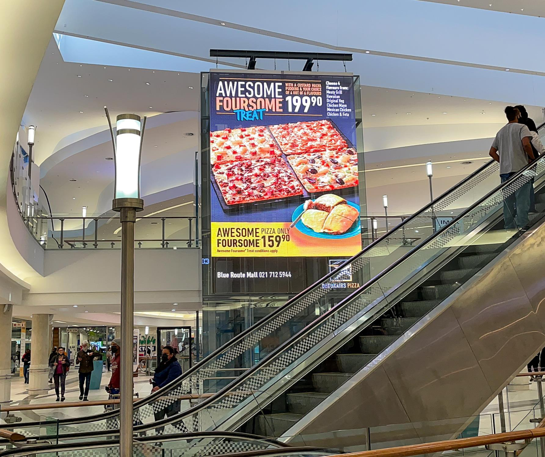 Blue Route Mall 2 digital screen Cape Town