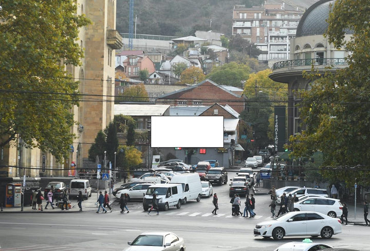 Wall-Mounted Billboard (OOH), 6, BR. Kakabadze Street, Tbilisi, Georgia