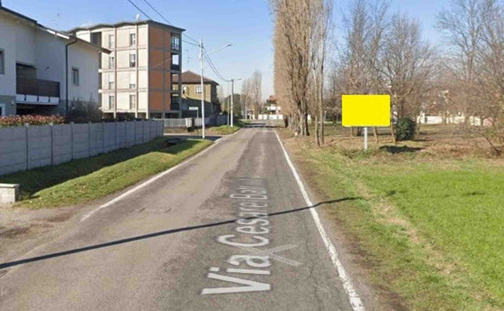 Billboard Via Cesare Battisti, Nerviano, Italy