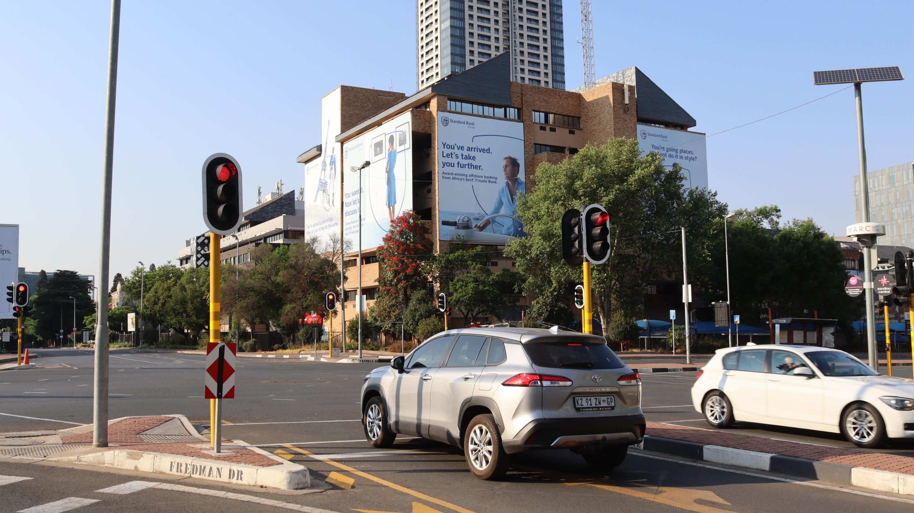 Cnr Fredman and Gwen Lane billboard Johannesburg