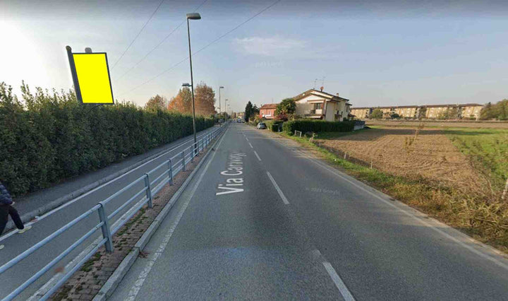 Billboard Via Caravaggio 60 mt. prima di Via Vesture, Treviglio, Italy