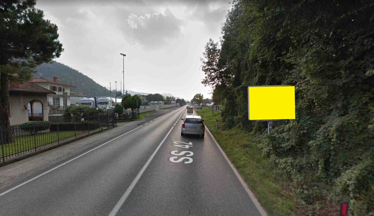 Billboard S.s. 42 Km. 39+504/sx, Luzzana, Italy