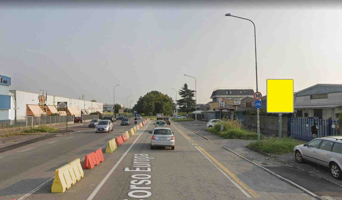 Billboard Corso Europa al civico 41, Ciserano, Italy