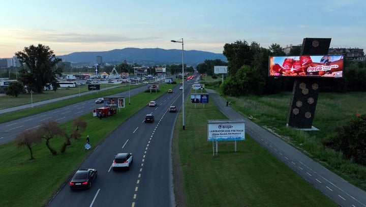 Large-Format Digital Screens, Vaclav Holjevac Avenue, Zagreb, Croatia