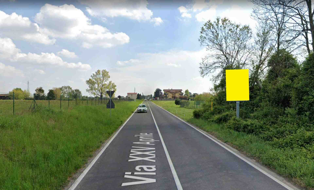 Billboard Via Xxv Aprile, Gessate, Italy