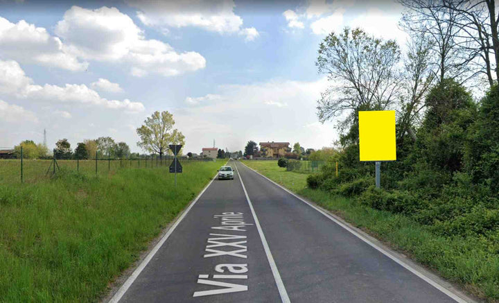 Billboard Via Xxv Aprile, Gessate, Italy
