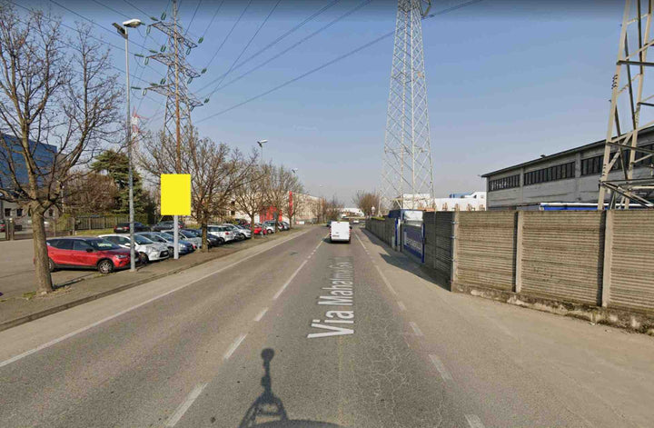 Billboard Via Mahatma Gandhi, Lissone, Italy